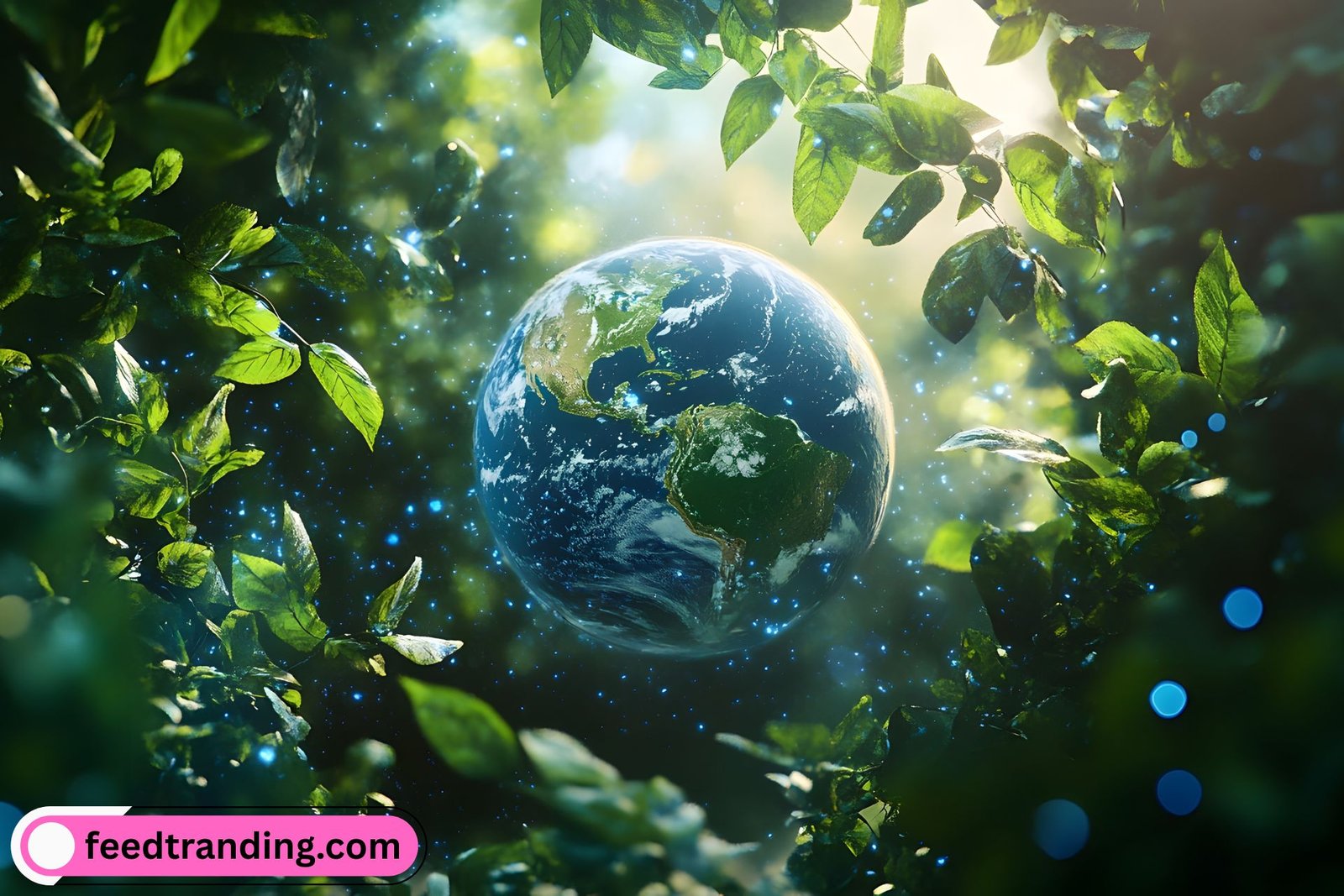 Green earth illustration